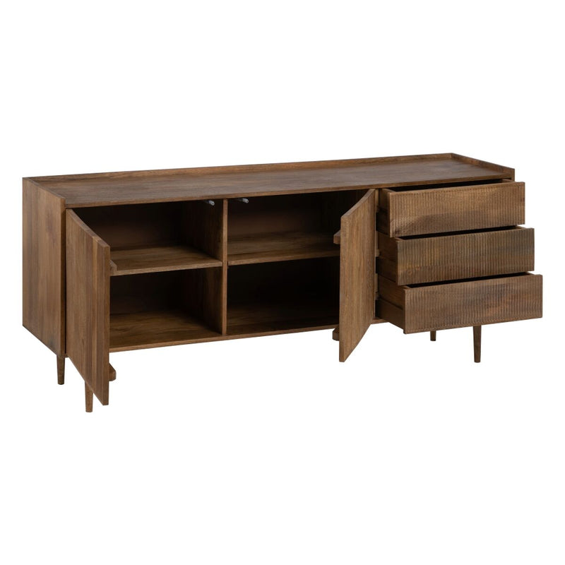 Buffet 174 x 45 x 75 cm Naturel Bois de manguier