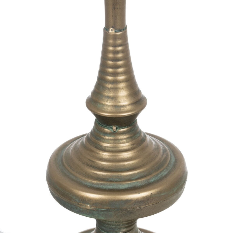 Candleholder Golden Iron 14 x 14 x 59 cm