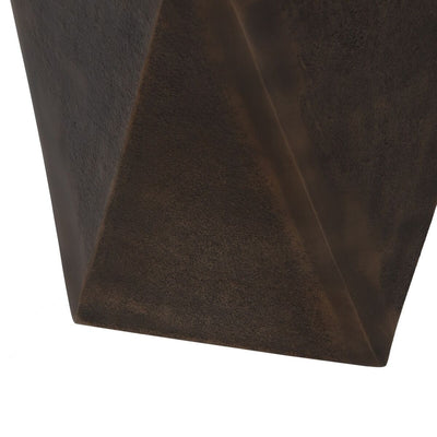 Mesa de Apoio Pequena Bronze Alumínio 30 x 30 x 43,5 cm