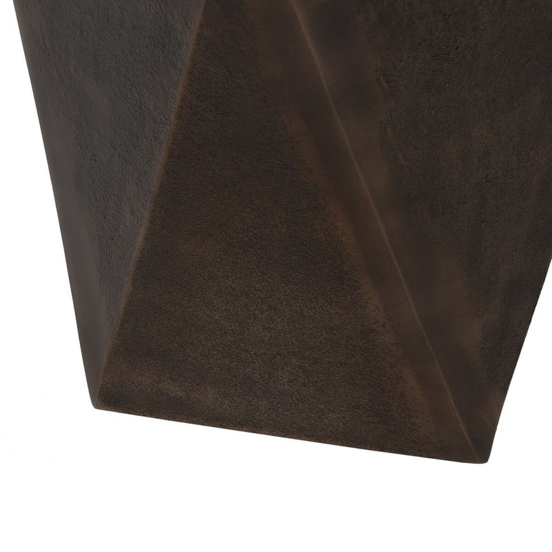 Mesa de Apoio Pequena Bronze Alumínio 30 x 30 x 43,5 cm