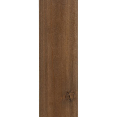 Mesa de apoio Natural Vidro temperado Madeira de abeto 50 x 38 x 60 cm
