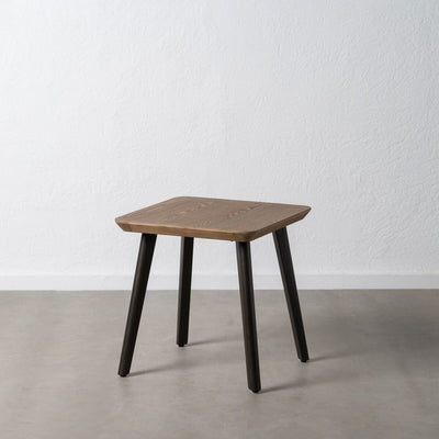 Table d'appoint PAUL Noir Beige Fer 58 x 58 x 60 cm