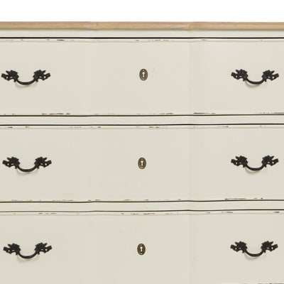 Chest of drawers Cream Natural Fir wood MDF Wood 100 x 45 x 80 cm