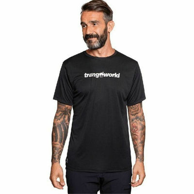 T-shirt à manches courtes homme Trangoworld Cajo Th Noir