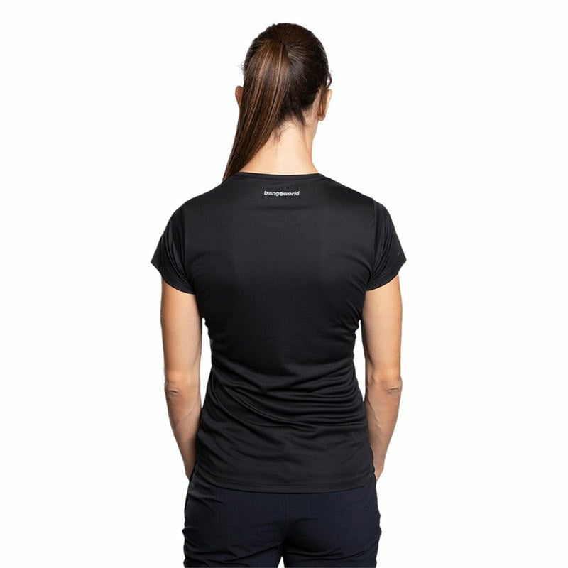 Women’s Short Sleeve T-Shirt Trangoworld Zalabi Moutain Black