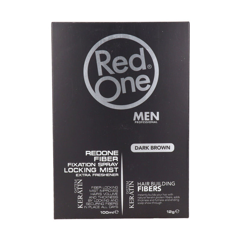 Texturizador para o Cabelo Red One Hair Fiber Topic Set Brown 100 ml