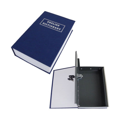 Caixa de segurança em forma de livro Bensontools 24 x 15,5 x 5,5 cm Preto Aço