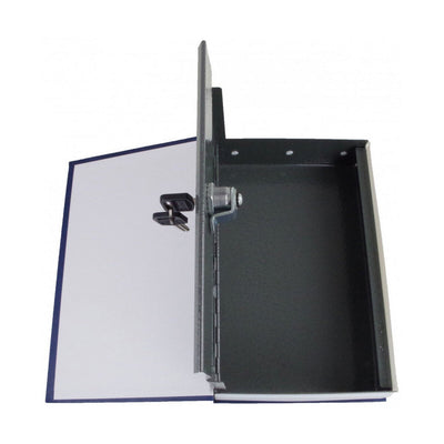 Caixa de segurança em forma de livro Bensontools 24 x 15,5 x 5,5 cm Preto Aço