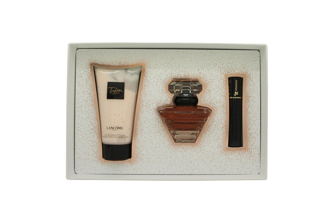 Lancome Tresor Gift Set 30ml EDP + 50ml Body Lotion + 2ml Hypnose Mascara