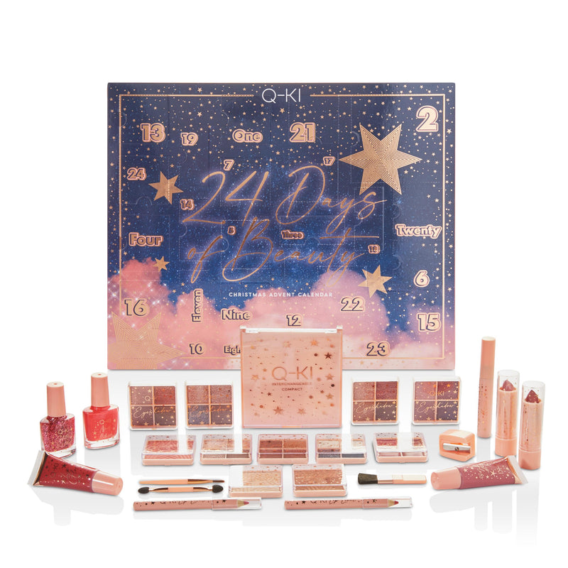 Q-KI 24 Days Of Beauty Advent Calendar 2022 24 Pieces