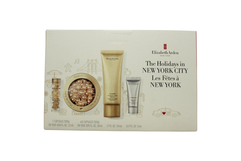 Elizabeth Arden Ceramide Gift Set 60 Capsules Advanced Ceramide Serum + 7 Capsules Advanced Ceramide Eye Serum + 50ml Ceramide Purifying Cream Cleanser + 5ml Superstar Booster