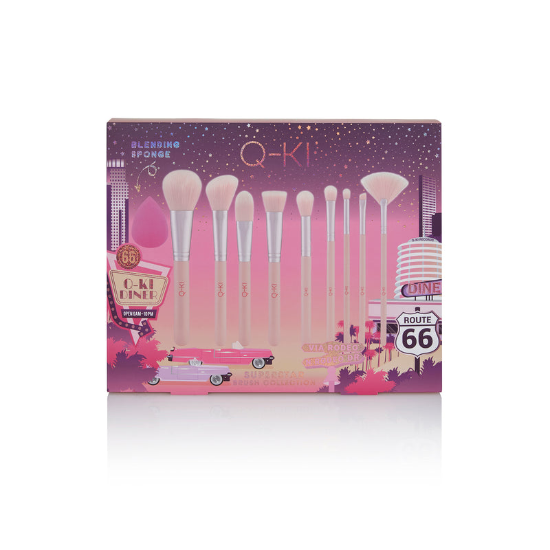 Q-KI Superstar Brush Collection 10 Pieces - Eco Packaging