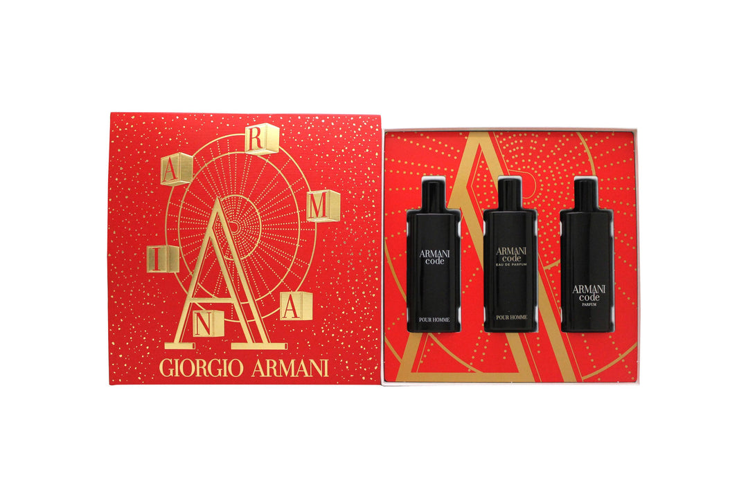 Giorgio Armani Code Gift Set 15ml Code EDT + 15ml Code EDP + 15ml Code Parfum