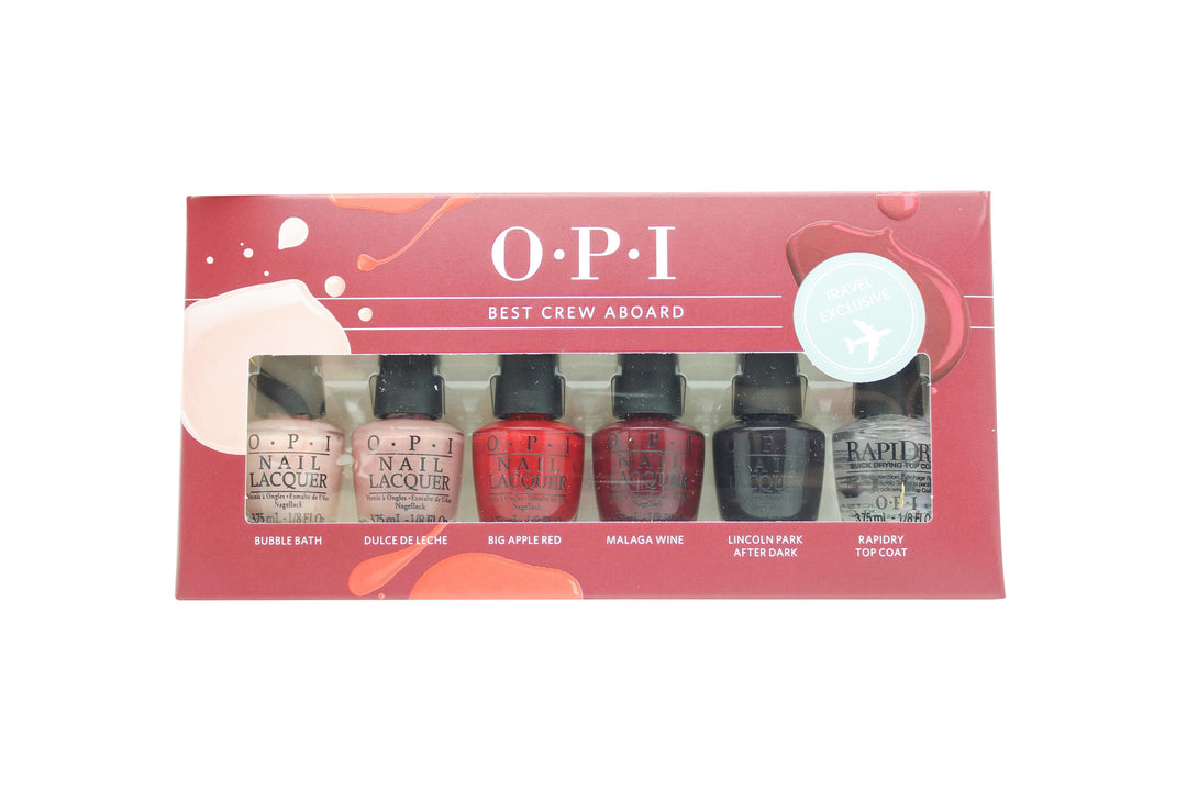 OPI Best Crew Aboard Nail Polish Gift Set 6 Colors