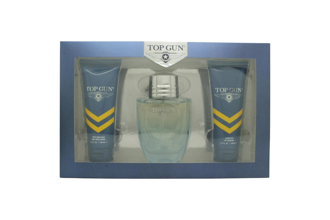 Top Gun Rivet Gift Set 100ml EDT + 100ml Shower Gel + 100ml Aftershave Balm