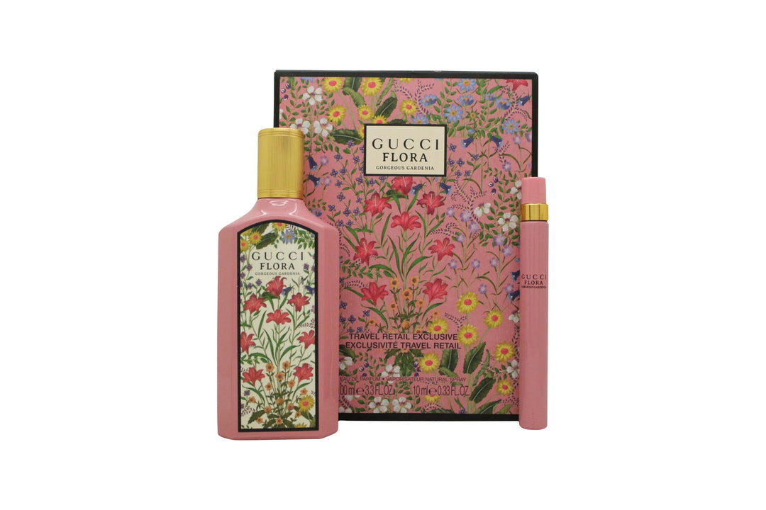 Gucci Flora Gorgeous Gardenia Eau de Parfum Gift Set 100ml EDP + 10ml EDP