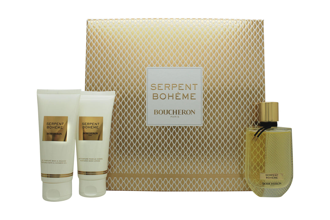 Boucheron Serpent Bohème Gift Set 90ml EDP + 100ml Body Lotion + 100ml Shower Gel