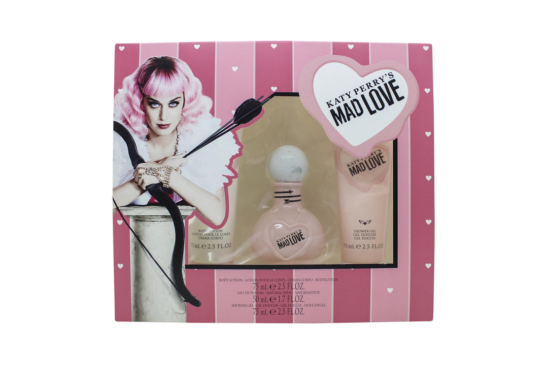 Katy Perry Mad Love Presentset 50ml EDP + 75ml Body Lotion + 75ml Duschgel