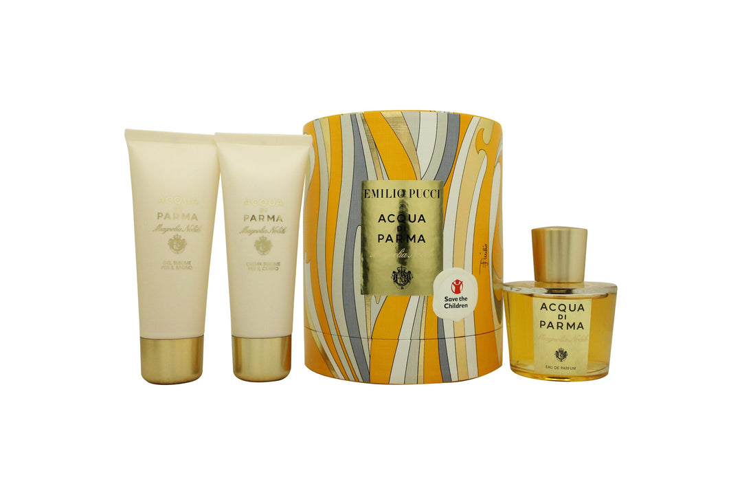 Acqua di Parma Magnolia Nobile Presentset 100ml EDP + 75ml Duschgel + 75 Body Creme