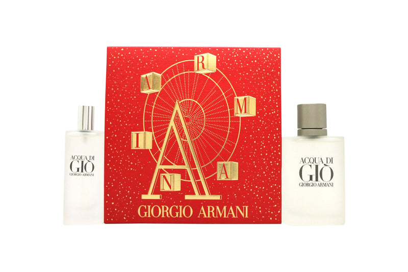 Giorgio Armani Acqua Di Gio Christmas Gift Set 50ml EDT + 15ml EDT