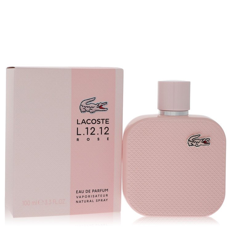 Lacoste Eau De Lacoste L.12.12 Rose by Lacoste Eau De Parfum Spray 3.3 oz for Women