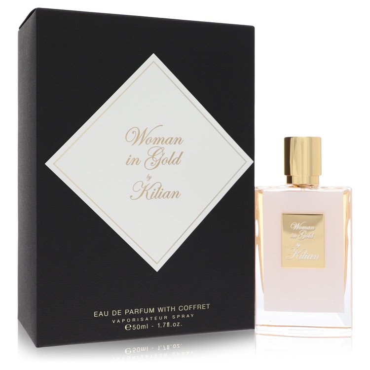 Woman in Gold by Kilian Eau De Parfum Spray with Coffret 1.7 oz for Women