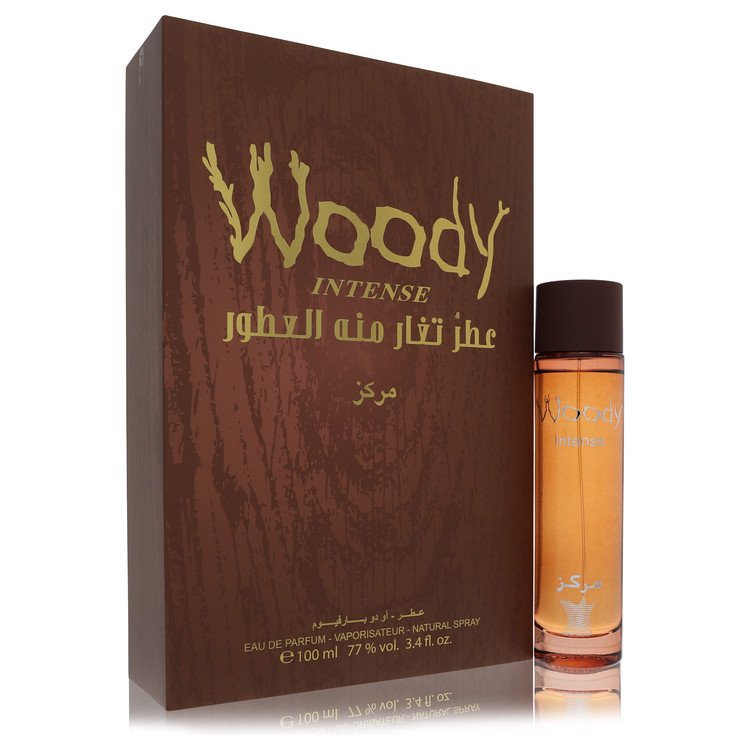 Arabian Oud Woody Intense by Arabian Oud Eau De Parfum Spray (Unisex) 3.4 oz for Men