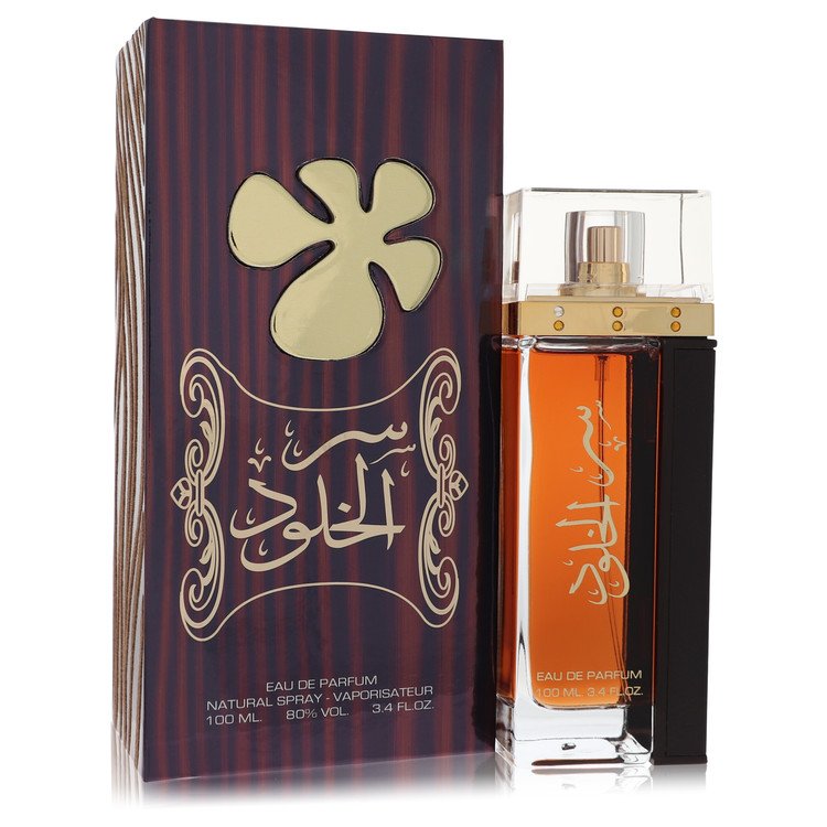 Lattafa Ser Al Khulood by Lattafa Eau De Parfum Spray (Unisex) 3.4 oz for Men