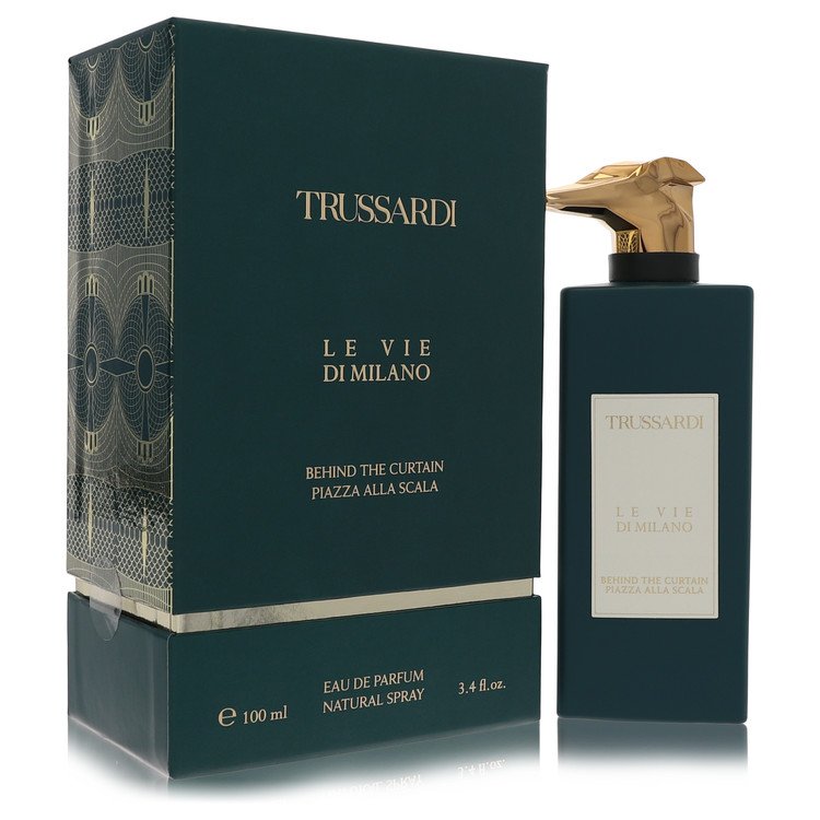 Behind The Curtain Plazza Alla Scala by Trussardi Eau De Parfum Spray (Unisex) 3.4 oz for Men