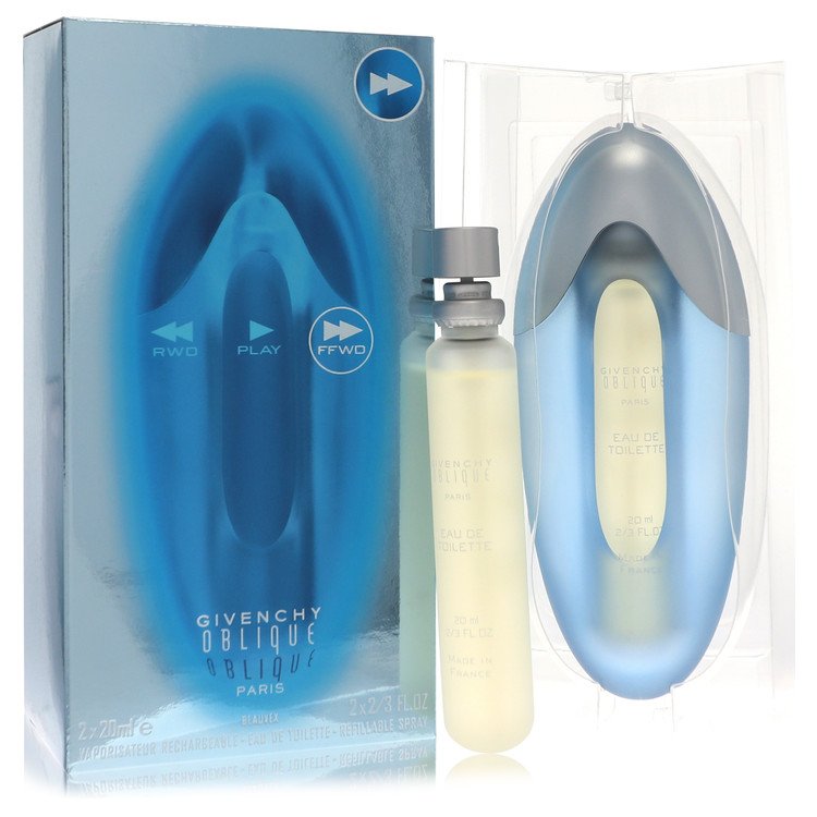 Oblique Fast Forward by Givenchy Two 2/3 oz Eau De Toilette Refillable Spray 2/3 oz for Women