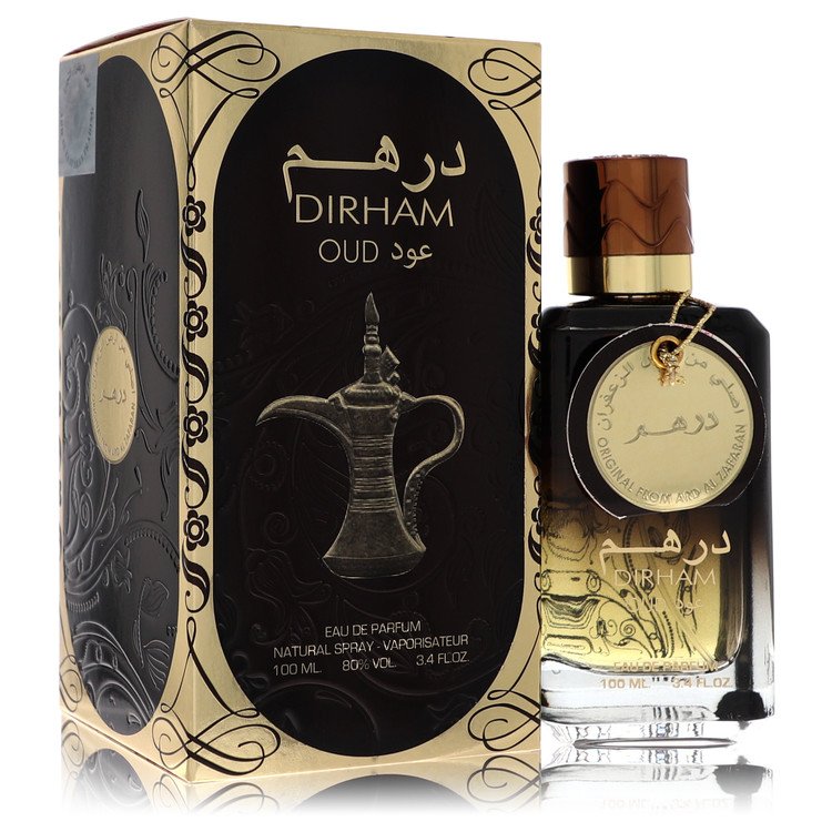 Ard Al Zaafaran Dirham Oud by Al Zaafaran Eau De Parfum Spray (Unisex) 3.4 oz for Men