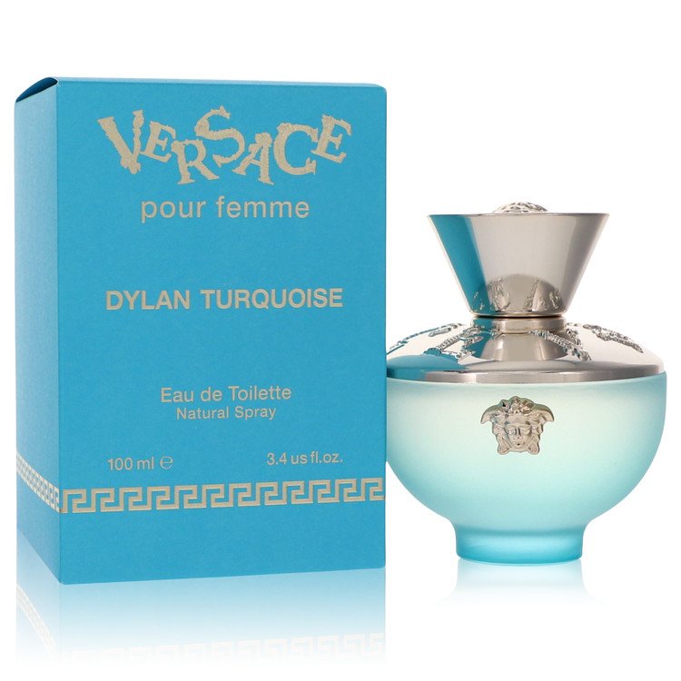 Versace Pour Femme Dylan Turquoise by Versace Mini EDT Spray (Tester) .3 oz for Women