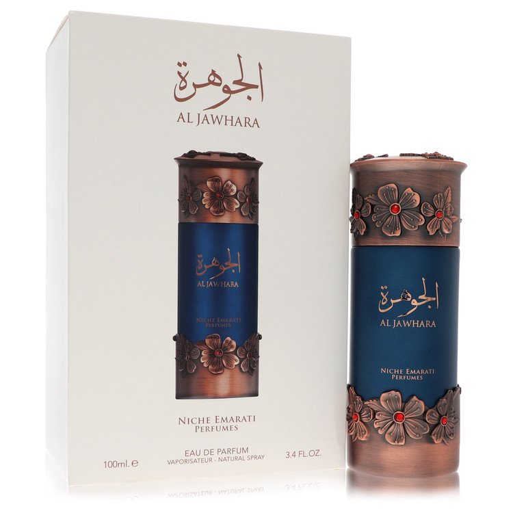 Niche Emarati Al Jawhara by Lattafa Eau De Parfum Spray (Unisex) 3.4 oz for Women