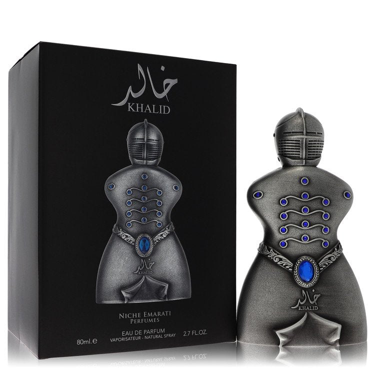 Niche Emarati Khalid by Lattafa Eau De Parfum Spray (Unisex) 2.7 oz for Men