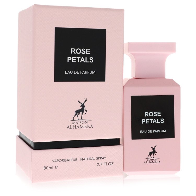 Maison Alhambra Rose Petals by Maison Alhambra Eau De Parfum Spray (Unboxed) 2.7 oz for Women