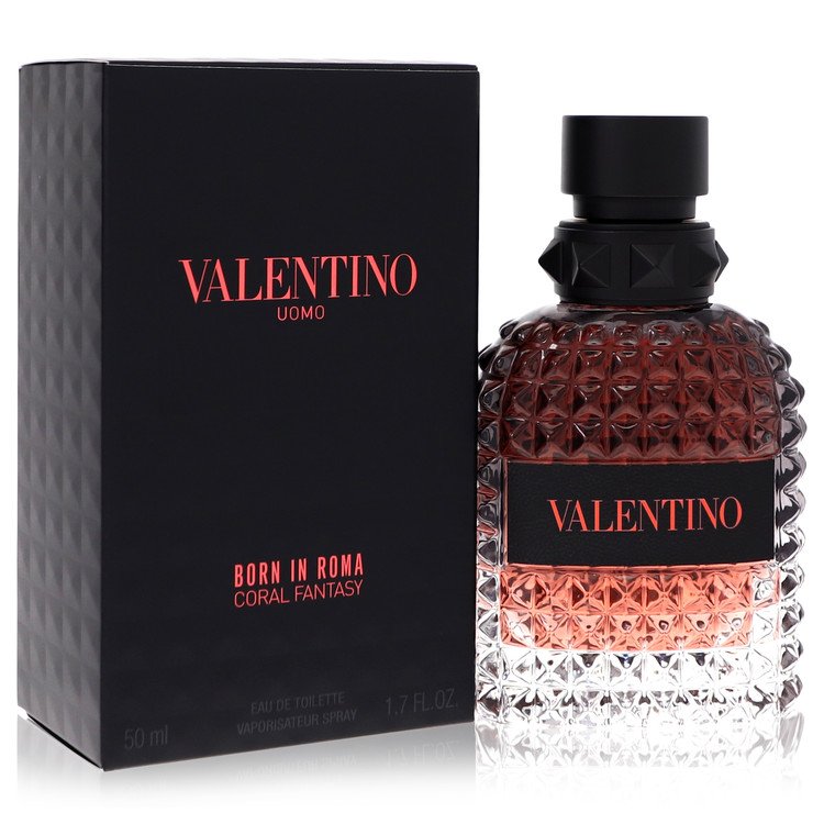 Valentino Uomo Born in Roma Coral Fantasy by Valentino Eau De Toilette Spray 3.4 oz for Men