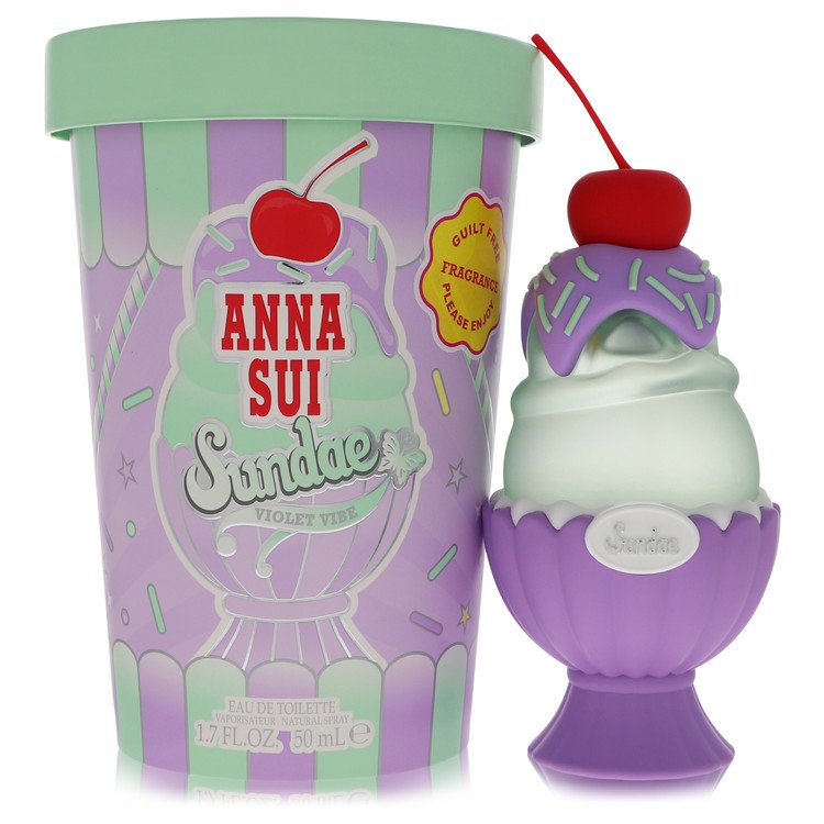 Anna Sui Sundae Violet Vibe by Anna Sui Eau De Toilette Spray 1.7 oz for Women