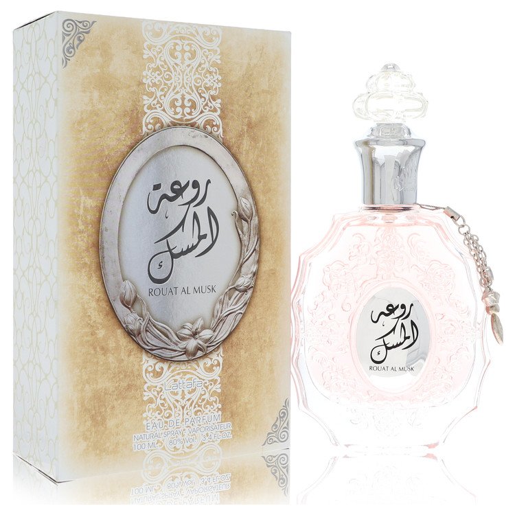 Lattafa Rouat Al Musk by Lattafa Eau De Parfum Spray (Unisex Unboxed) 3.4 oz for Women