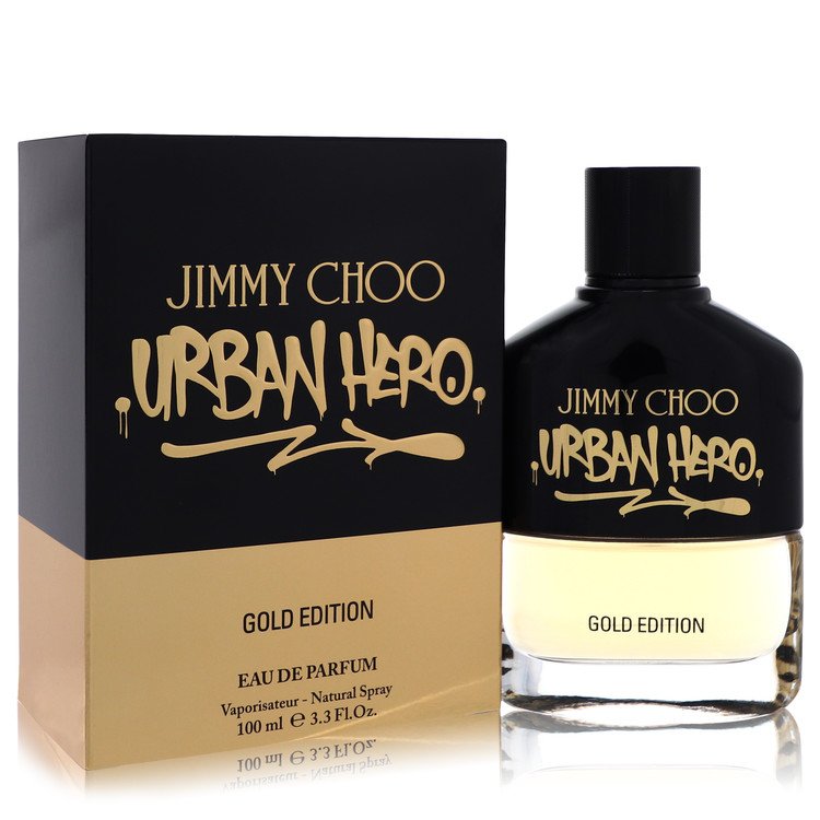 Jimmy Choo Urban Hero Gold Edition by Jimmy Choo Eau De Parfum Spray 1.7 oz for Men