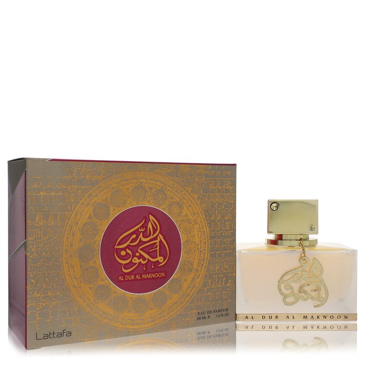 Lattafa Al Dur Al Maknoon Gold by Lattafa Eau De Parfum Spray (Unisex) 3.4 oz for Men