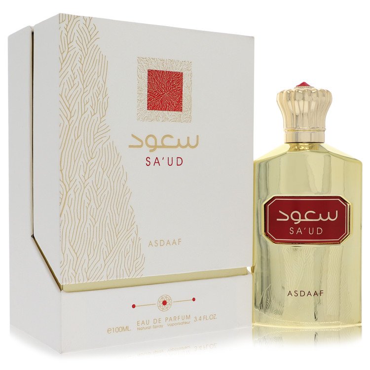 Lattafa Asdaaf Sa'ud by Lattafa Eau De Parfum Spray (Unisex) 3.4 oz for Women