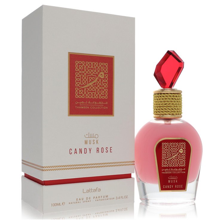 Lattafa Musk Candy Rose by Lattafa Eau De Parfum Spray (Unisex Unboxed) 3.4 oz for Women