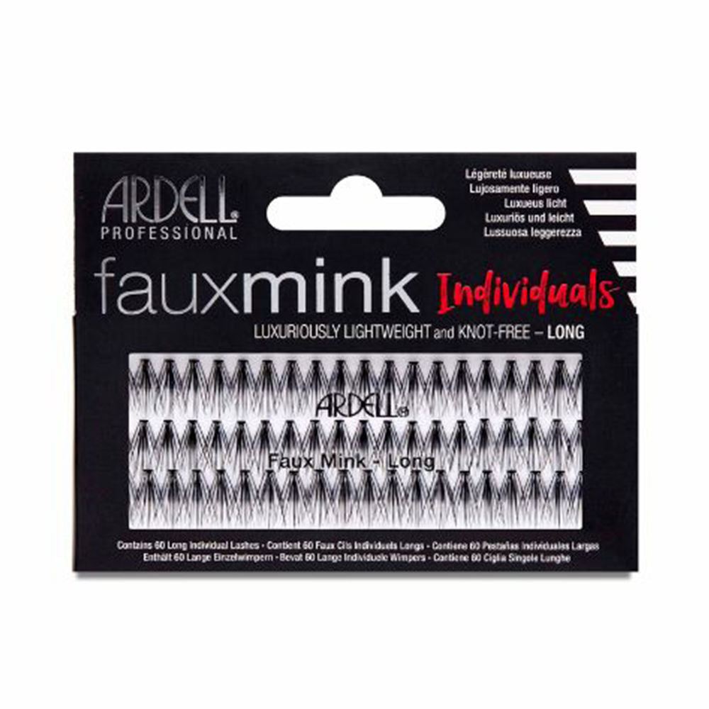 FAUX MINK pestañas individuales negras #medium 1 u