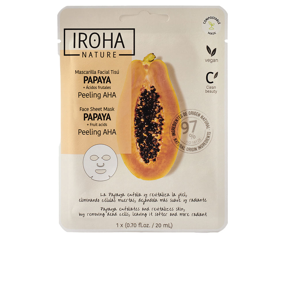 PAPAYA PEELING AHA tissue facial mask 1 u