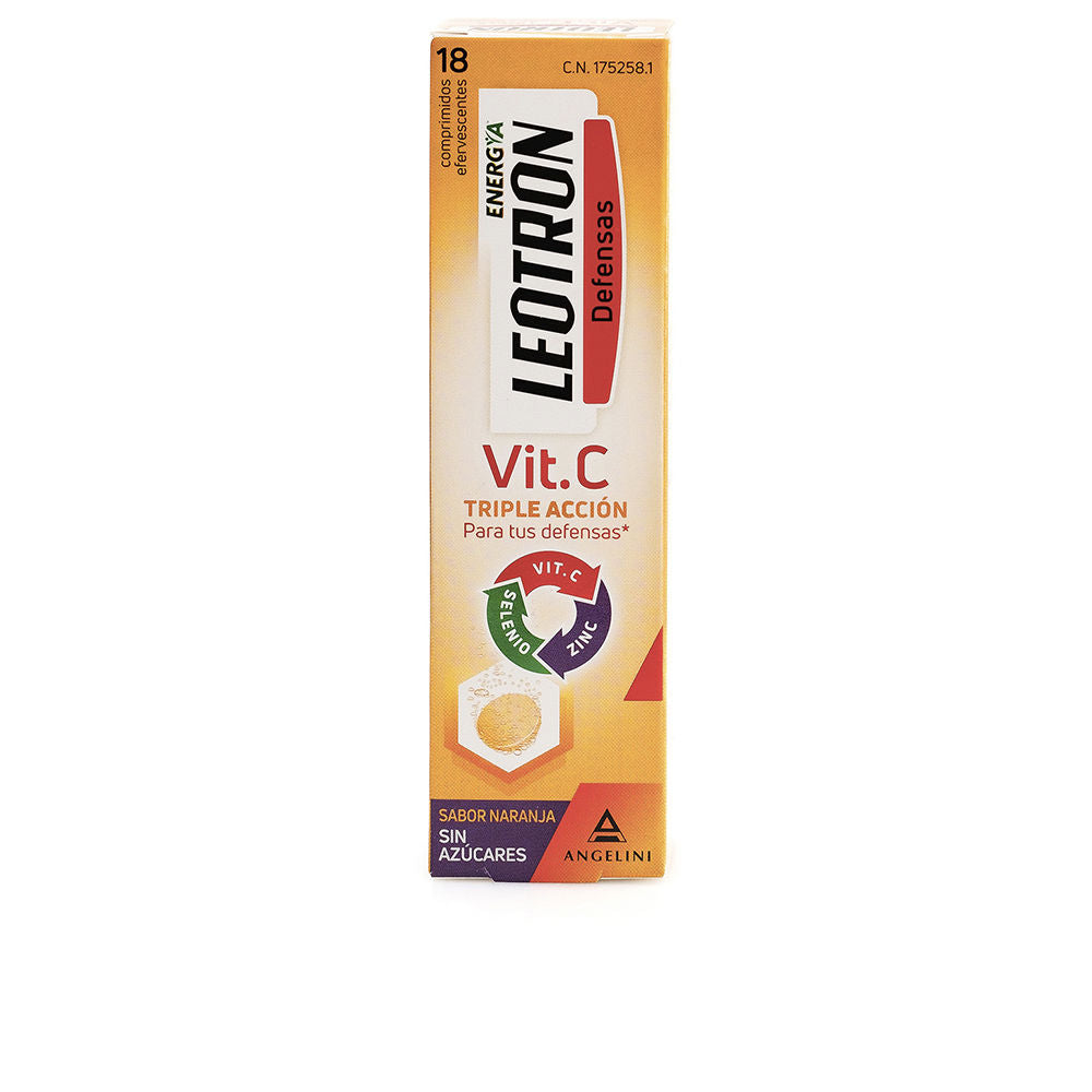 VITAMIN C triple action effervescent tablets #Orange 18 u