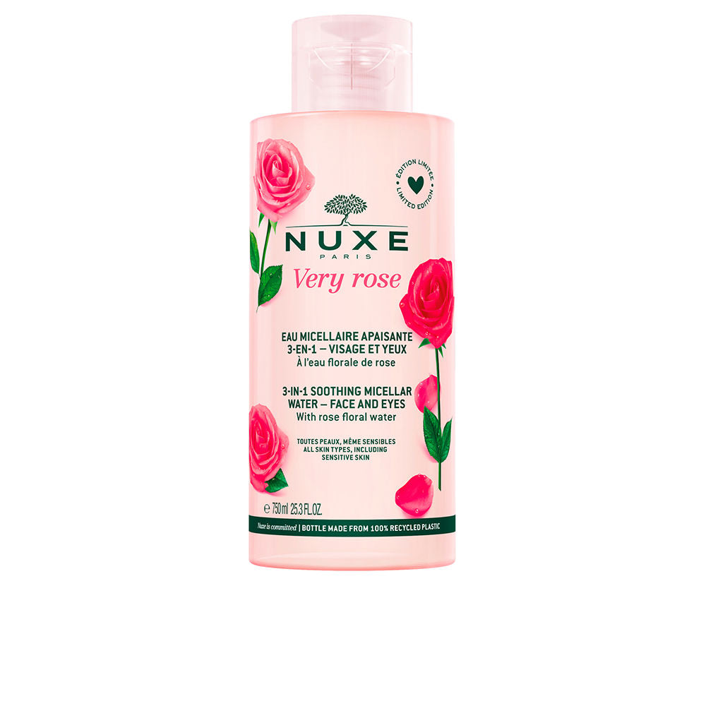 VERY ROSE agua micelar calmante 3en1 todas las pieles 750 ml