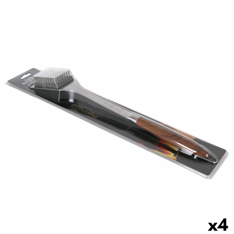 Escova de Limpeza para Grelhadores Percutti Aço inoxidável 53 x 10 x 13 cm (4 Unidades)