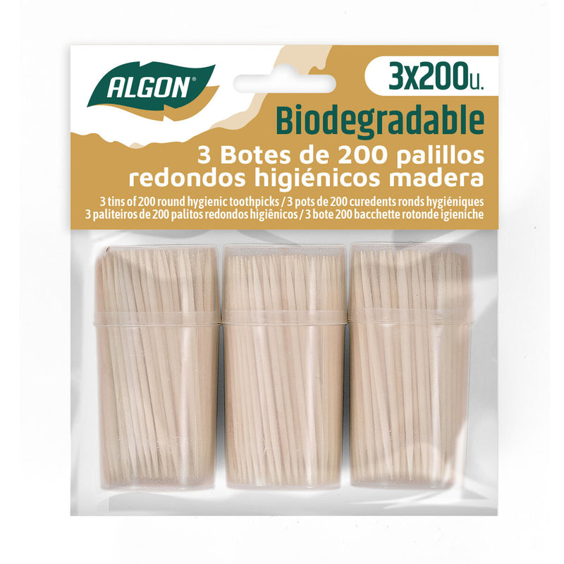 Tooth Picks Algon Set 600 Pieces (36 Units)