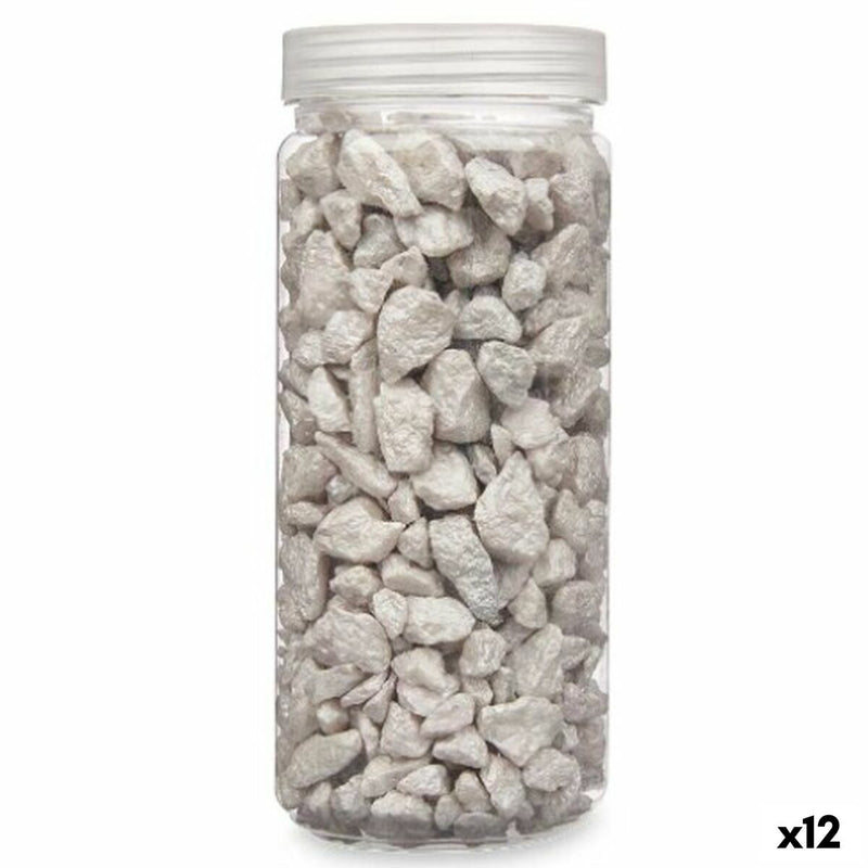 Pedras Decorativas Cinzento 10 - 20 mm 700 g (12 Unidades)