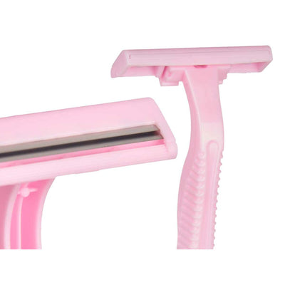 Máquinas de Barbear Descartáveis Cor de Rosa Metal Plástico (30 Unidades)